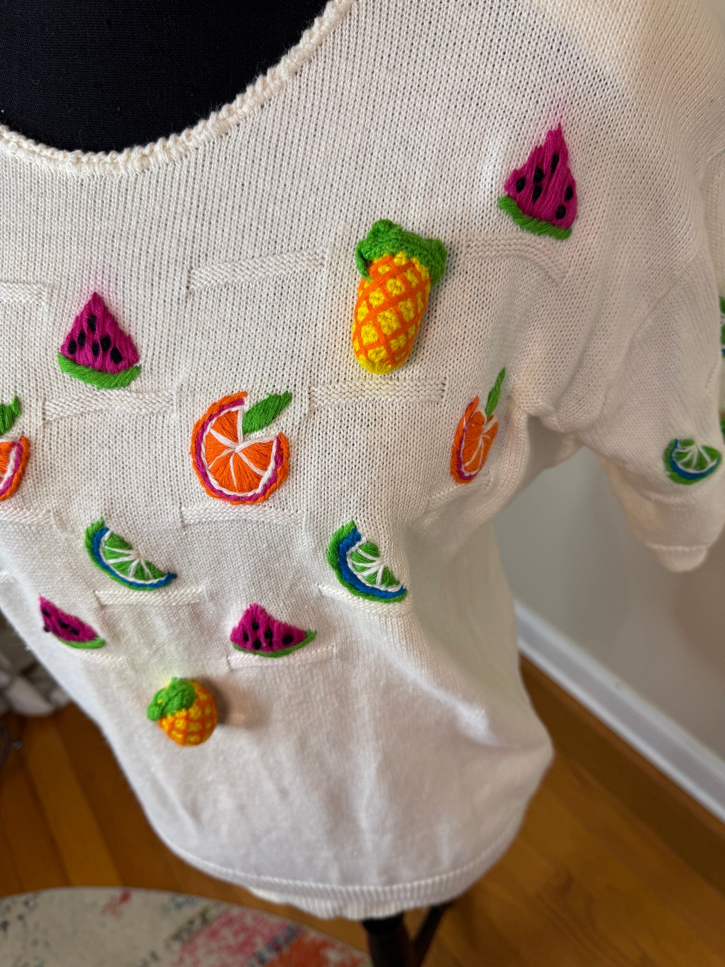IB Diffusion Fruit Sweater NWT