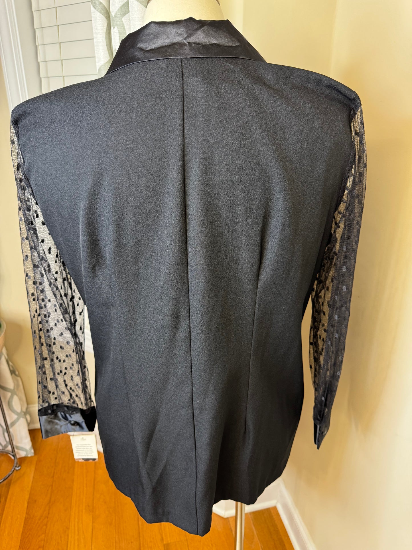 Vany Women of New York Vtg Sheer Sleeve Blazer (Deadstock)