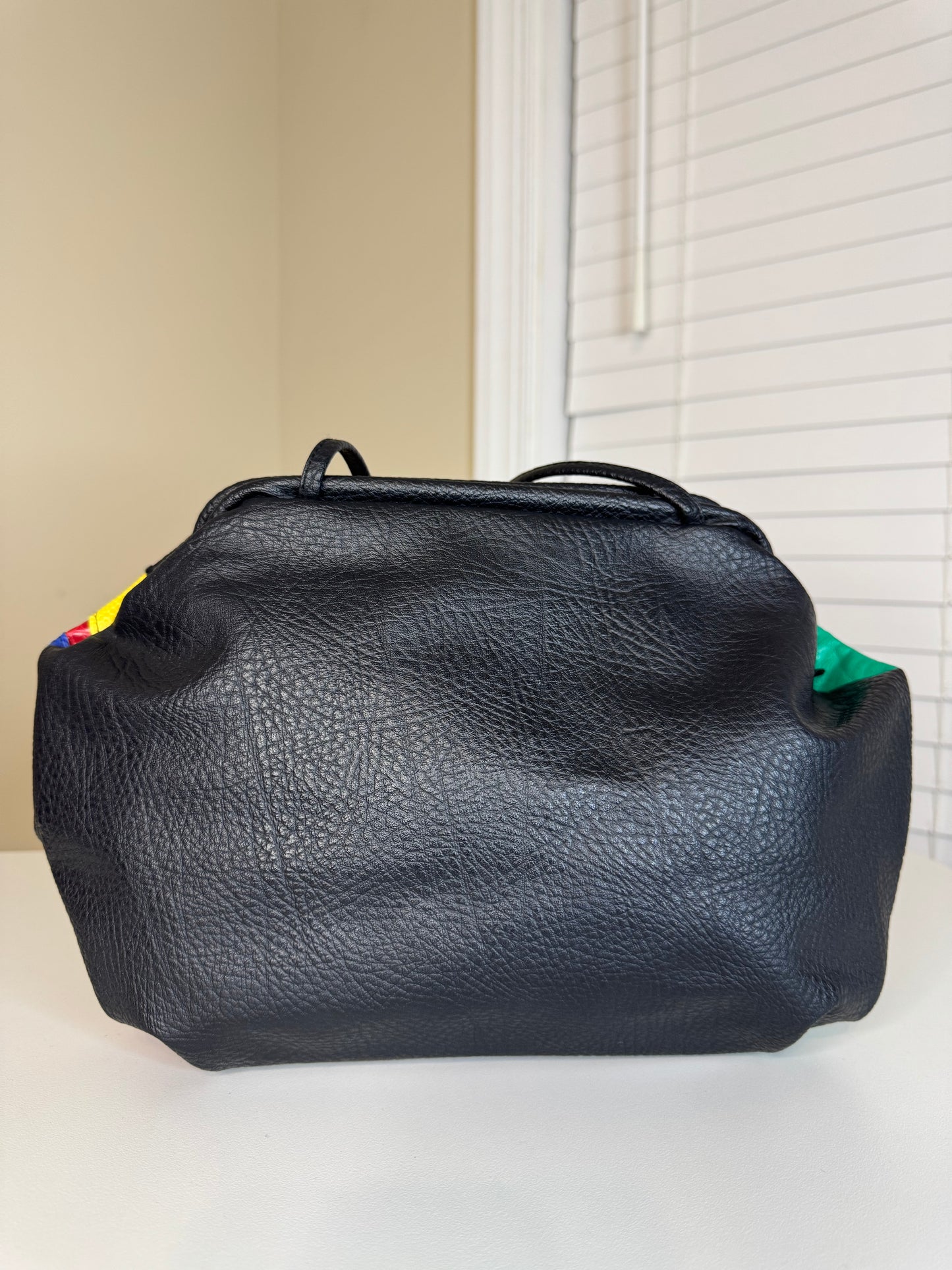 Vtg Elephant Handbag w/ Strap