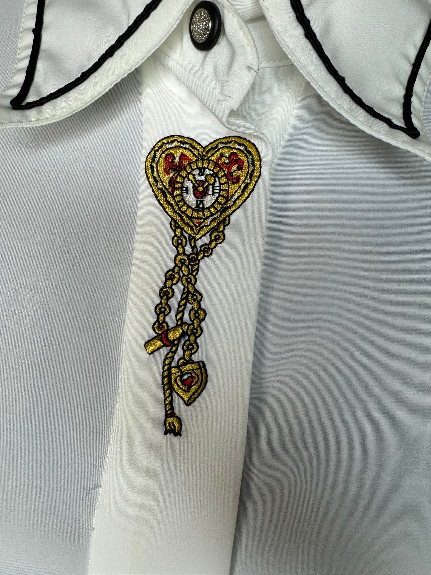 Vintage Koret Heart Embroidered Blouse