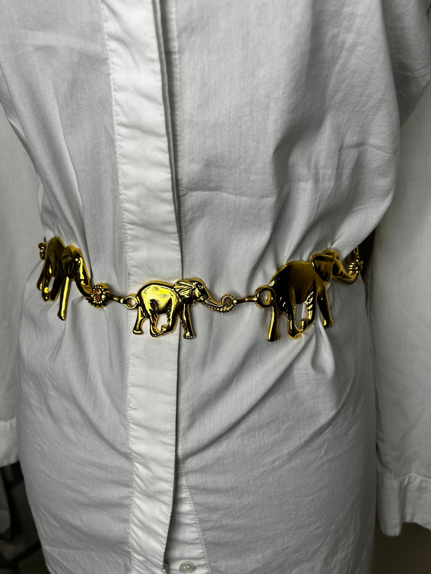 Big Elephant Little Elephant Vintage Belt (6 Elephants)