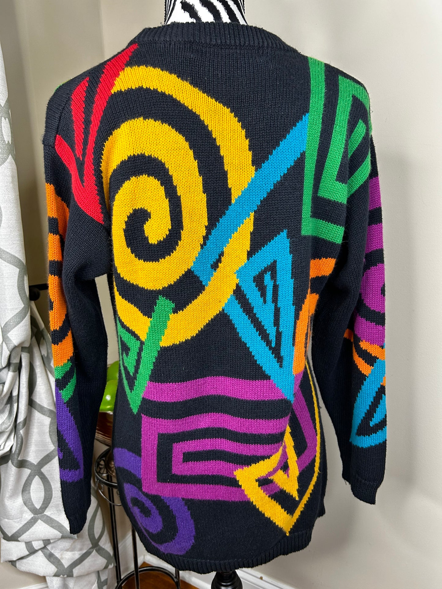I.B. Diffusion Multicolored Embroidered Sweater