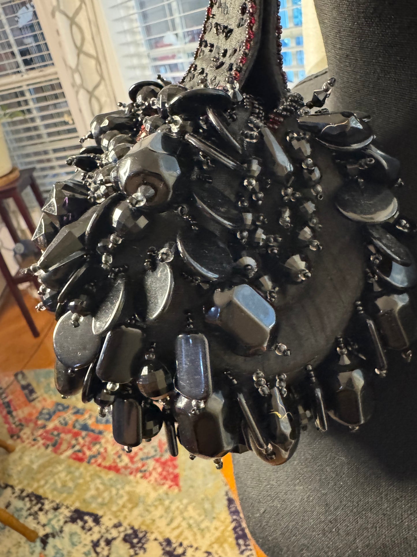 Mary Frances Beaded Wristlet