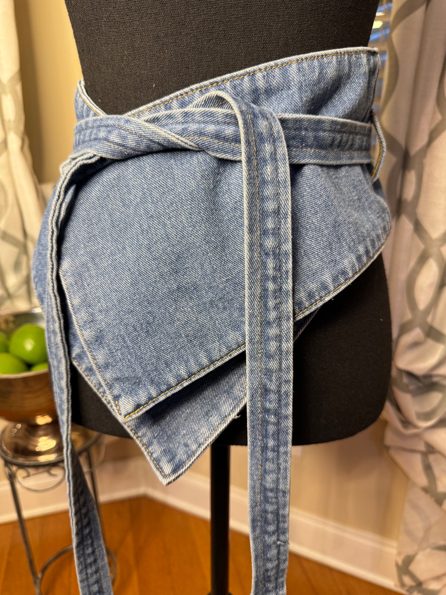 Denim Wrap Belt