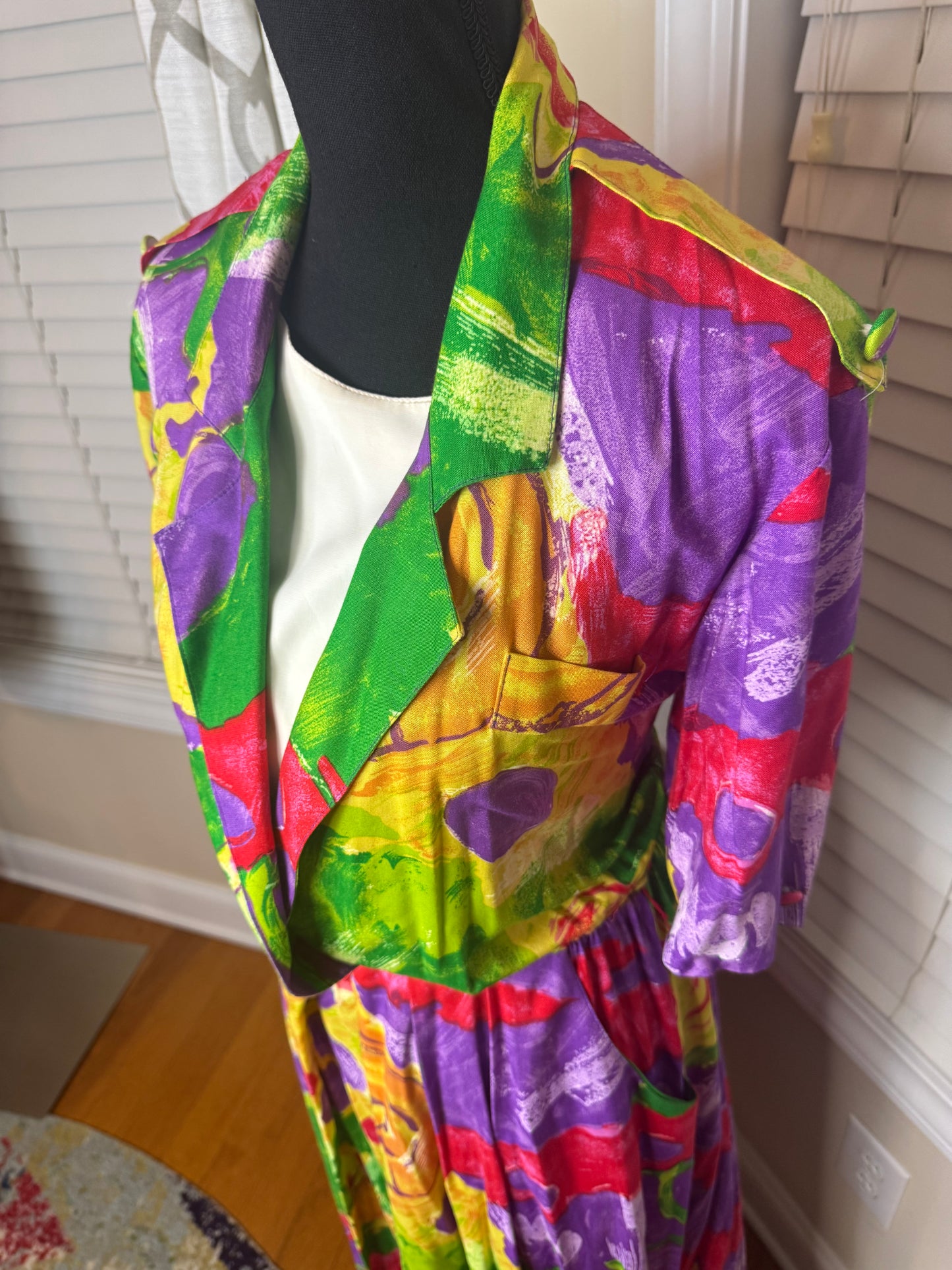 Vintage R.J. Stevens Floral Dress