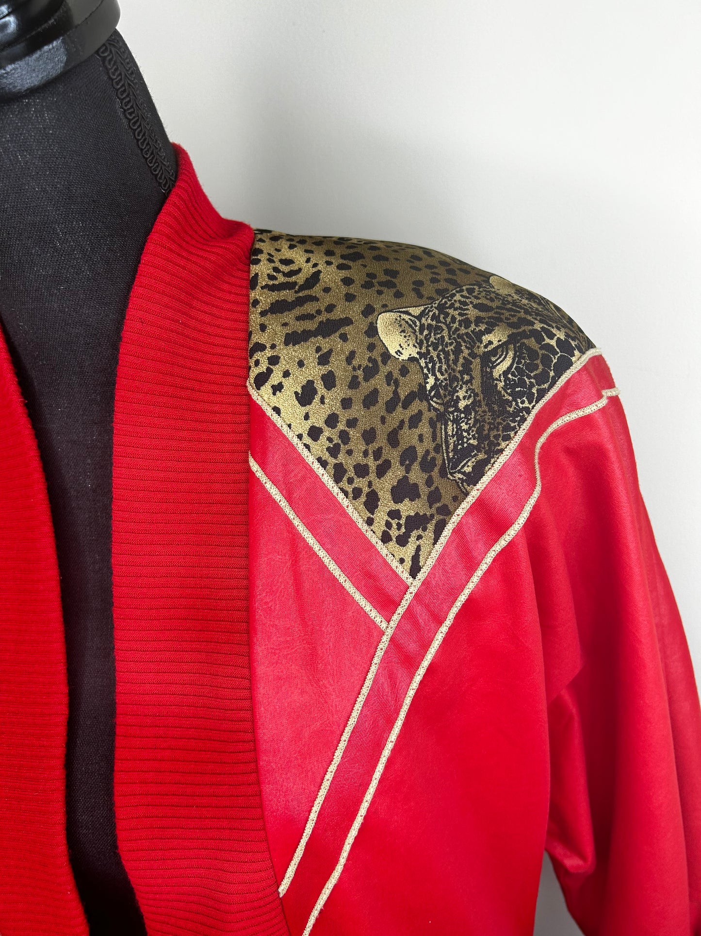 Leopard Print Vintage Jacket