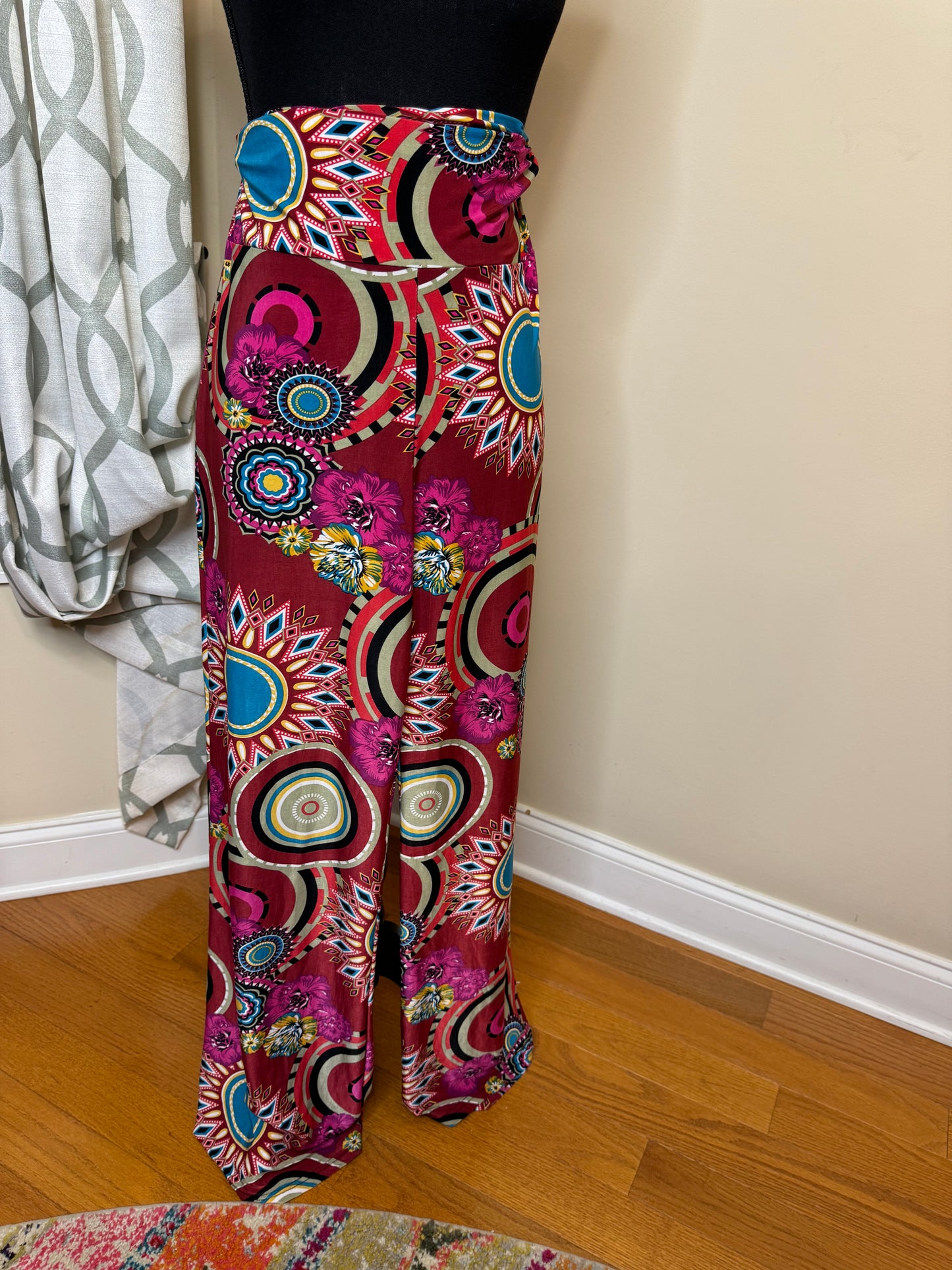 Win Win Multi Print Palazzo Pants