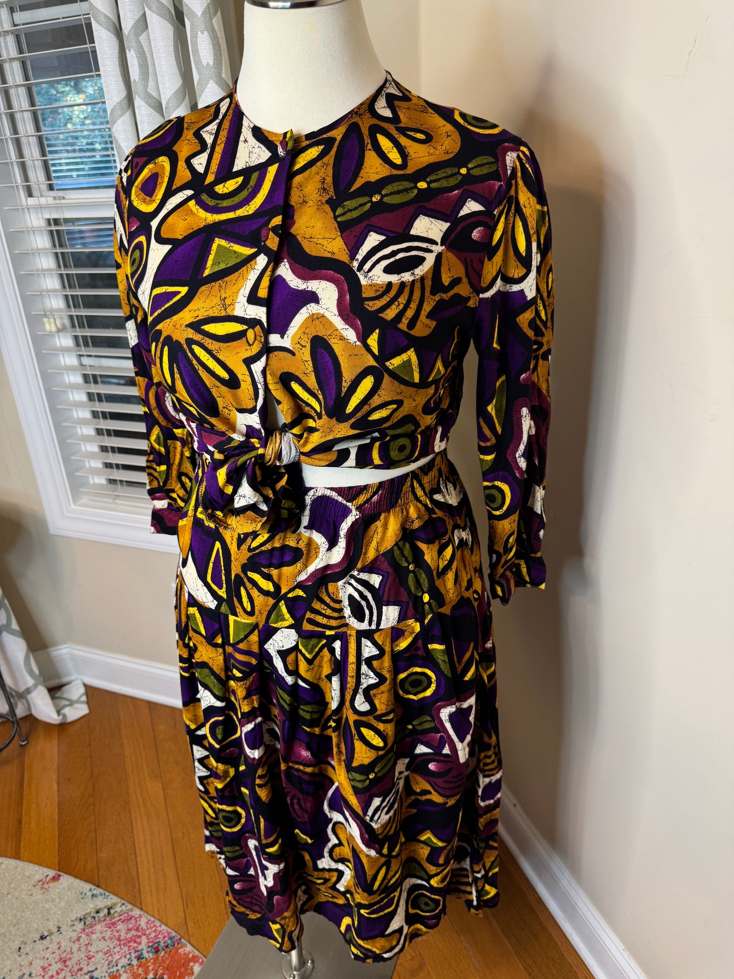Vintage 2-Piece Skirt Set