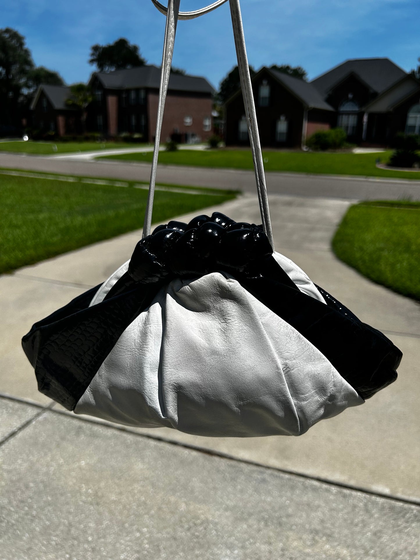 Black and White Vintage Clutch