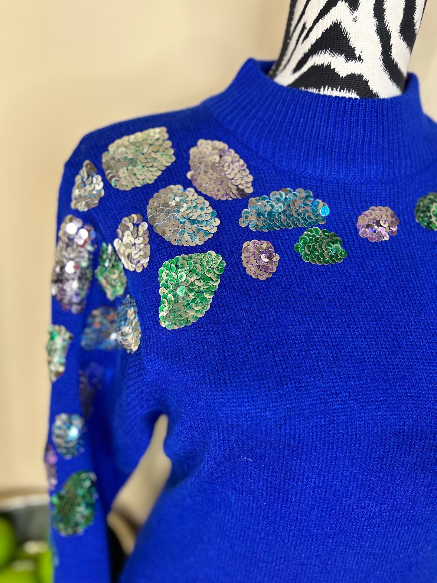 Vintage Dorian Sequin Print