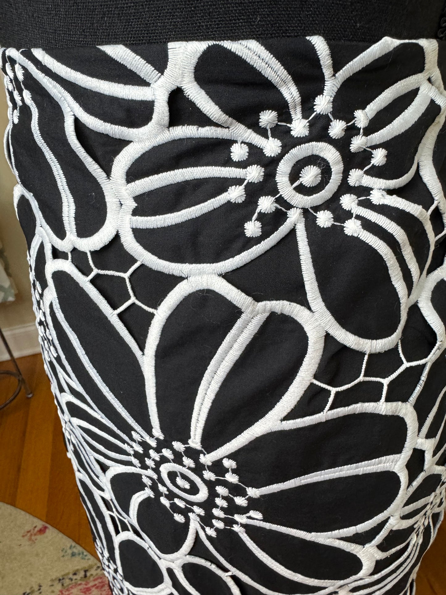 Maeve by Anthropologie Floral Cutwork Skirt