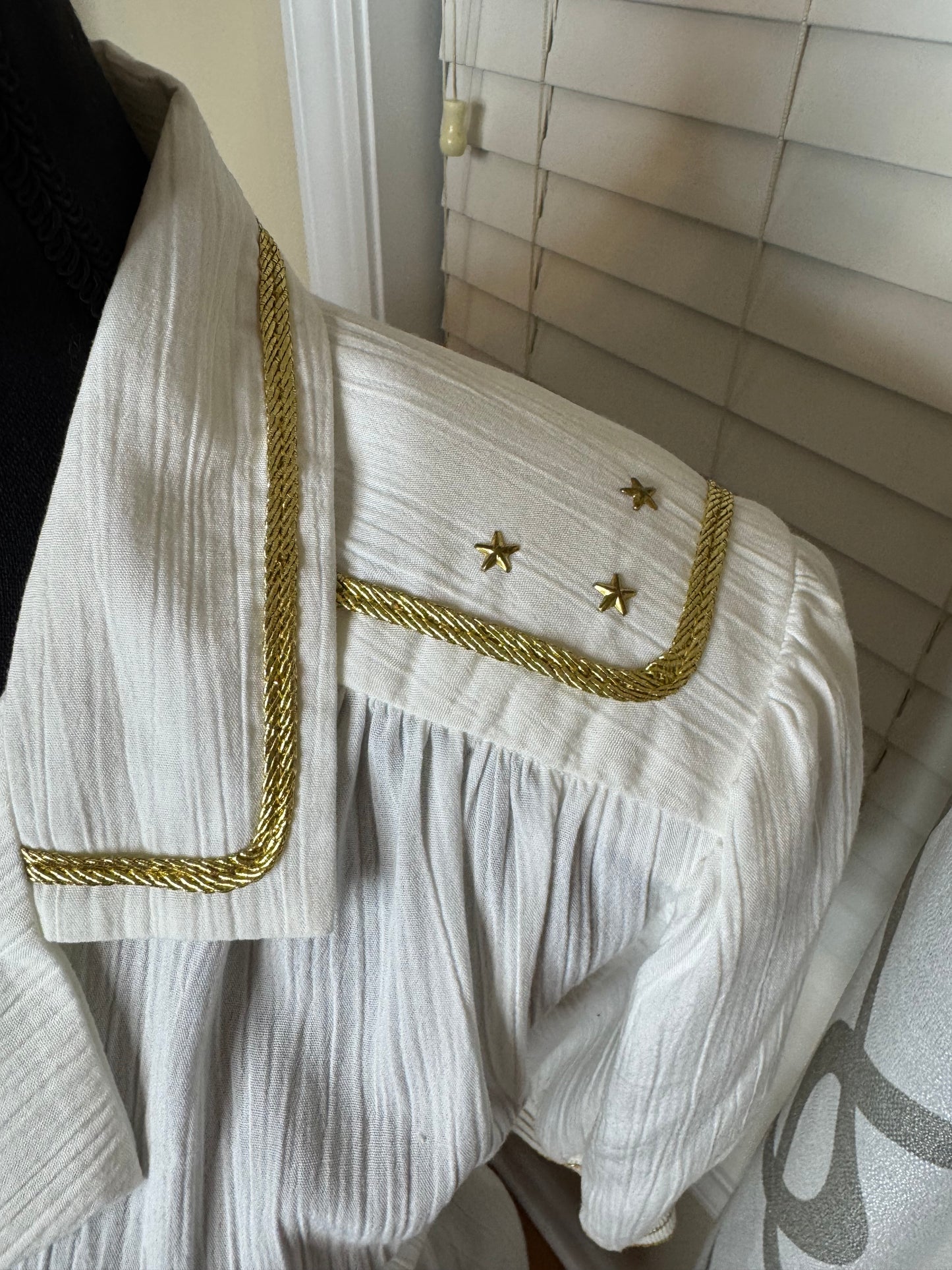 Vintage Popovitch Nautical Themed Dress with Belt