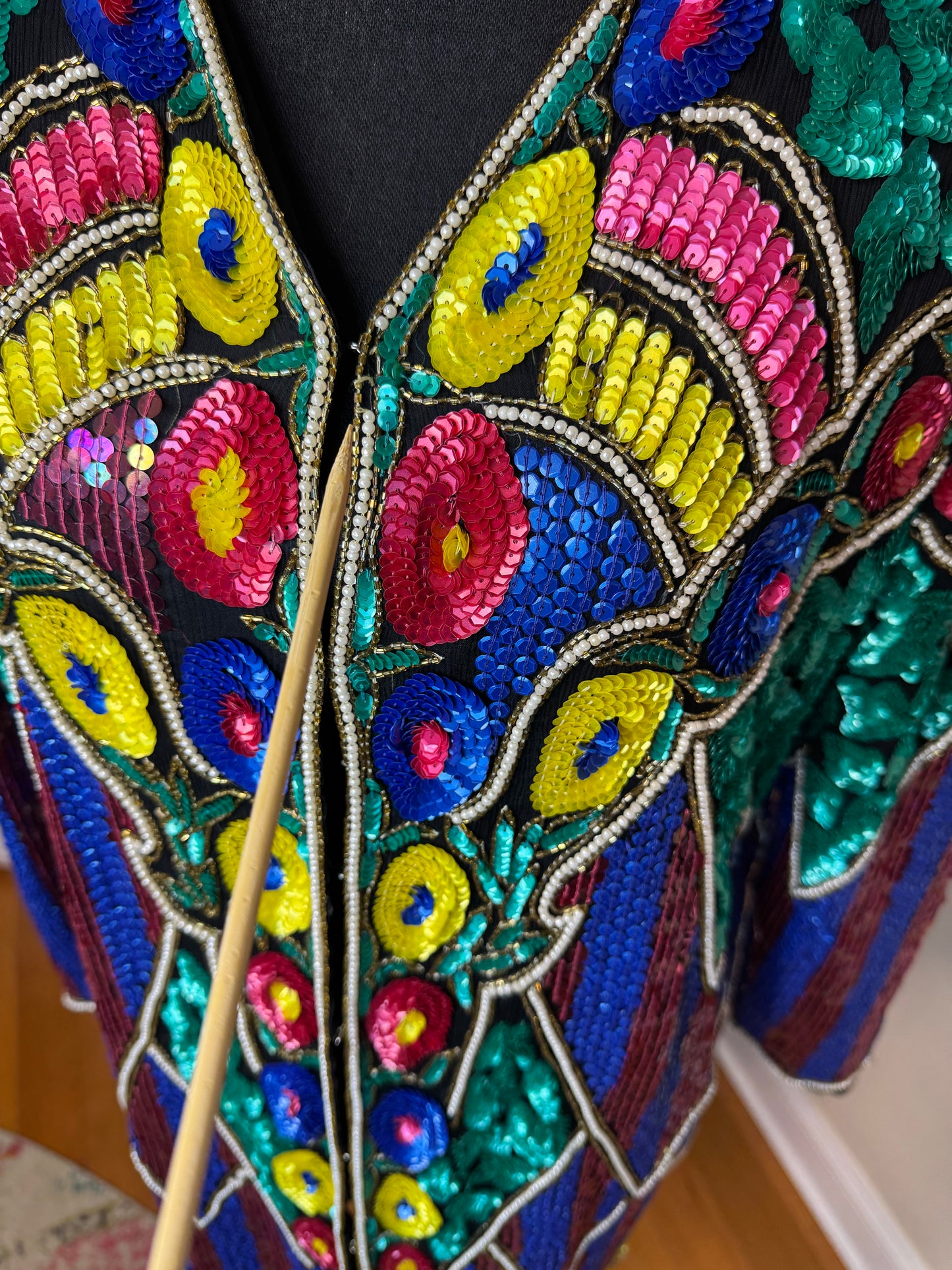 Vintage Channa Sequin Duster/Jacket