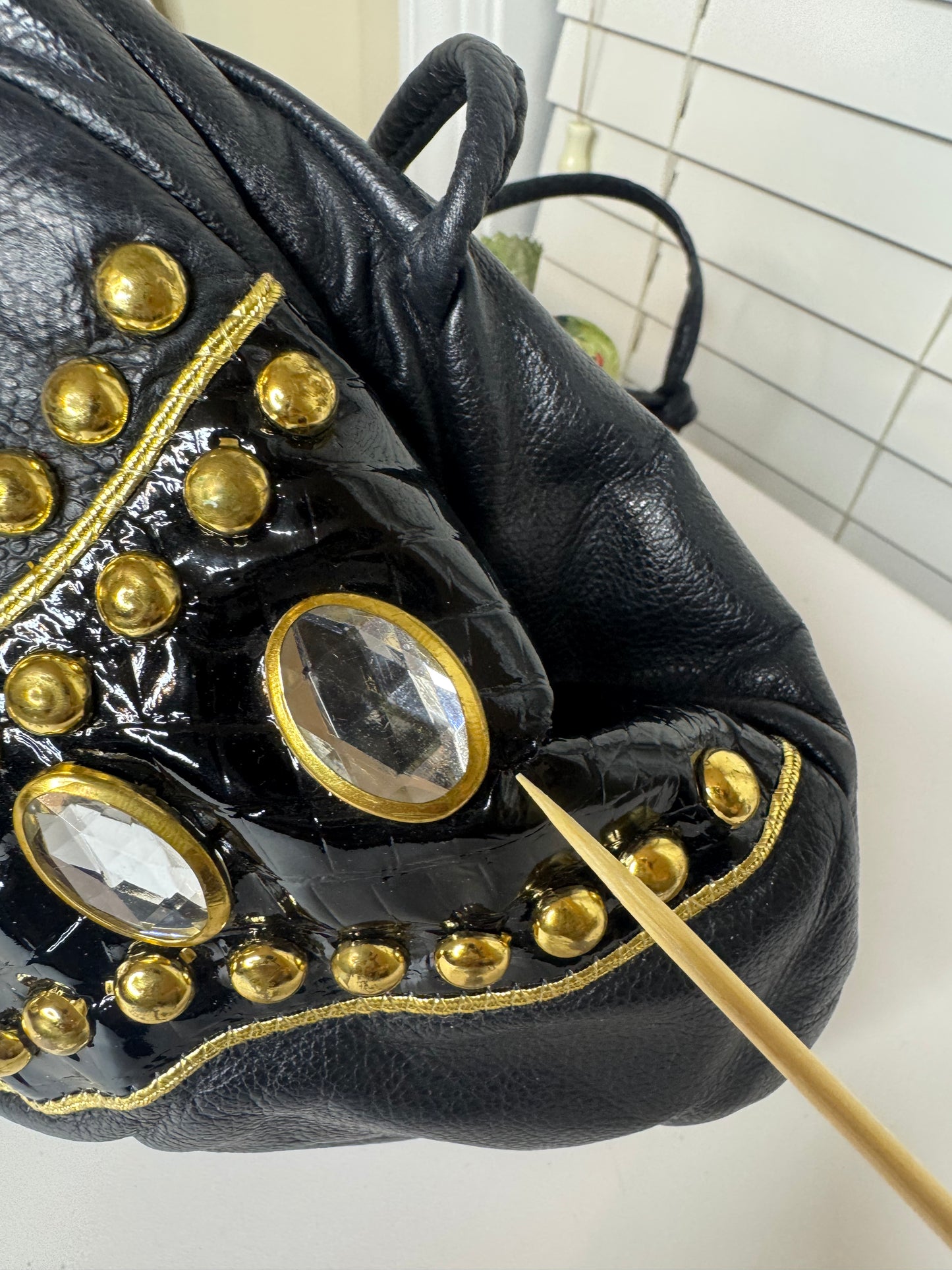 Paul Joseph Bejeweled Handbag
