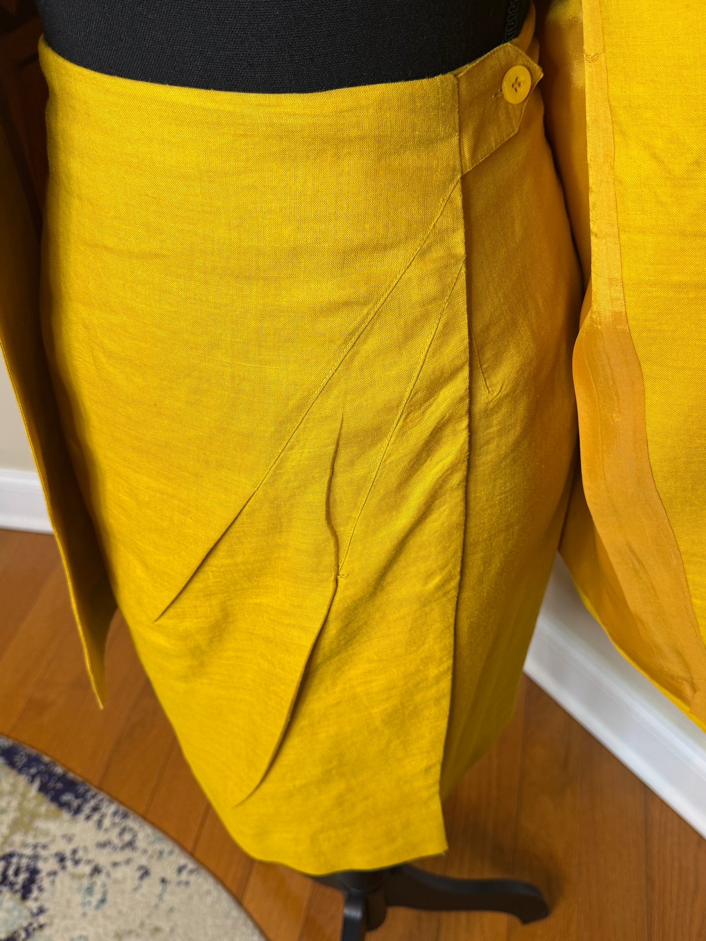 Vintage 2-Piece Wrap Skirt Set