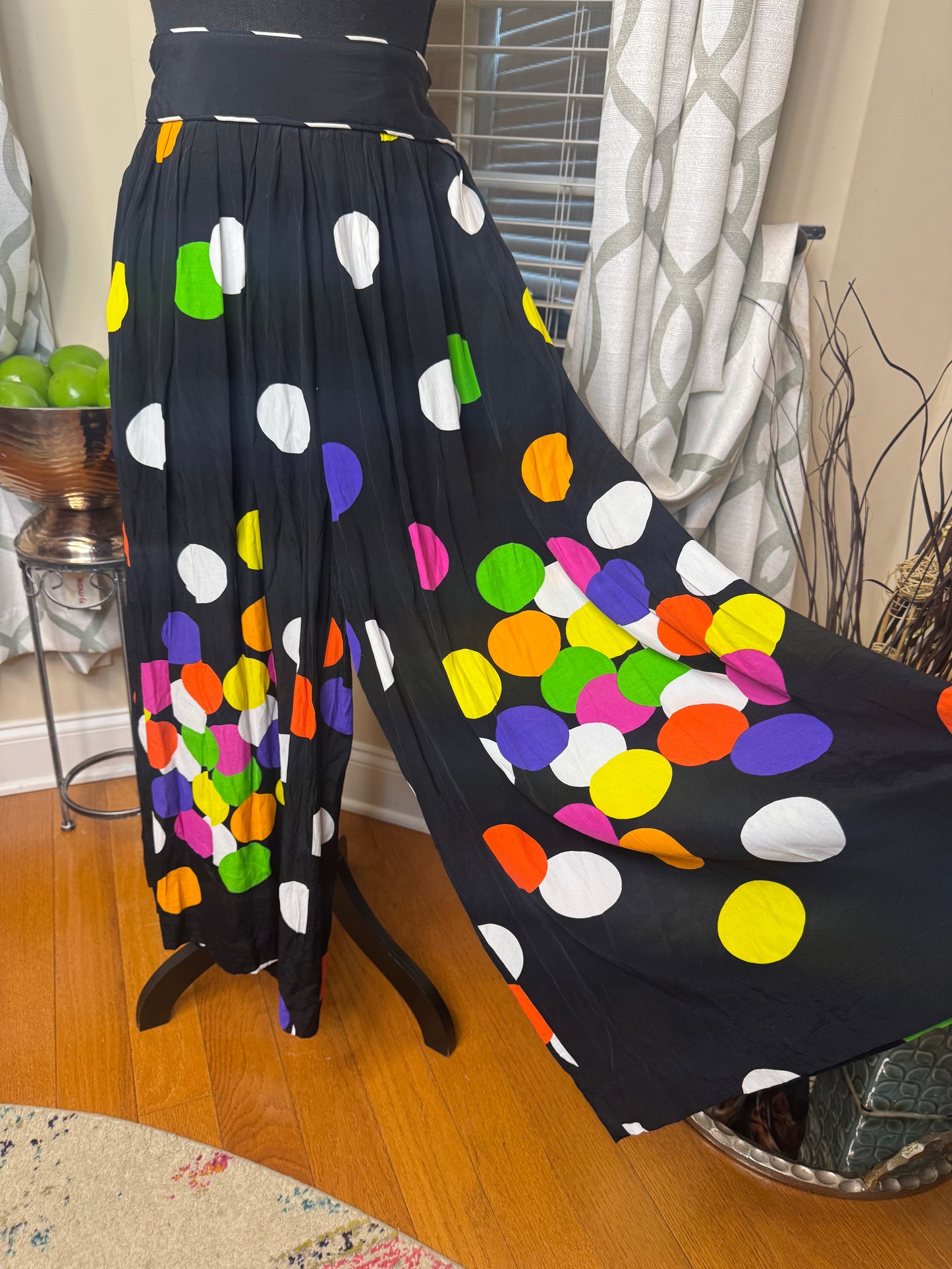 Platinum by Dorothy Schoelen Polka Dot Gauchos with Pockets