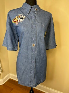 Las Olas Denim Casino Shirt