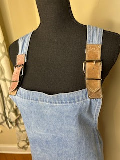 Vtg Chorus Blues Denim Skirt Jumper