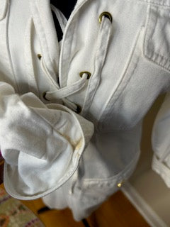 Vtg Sandra Ow-Wing for N.R.I. Denim Dress