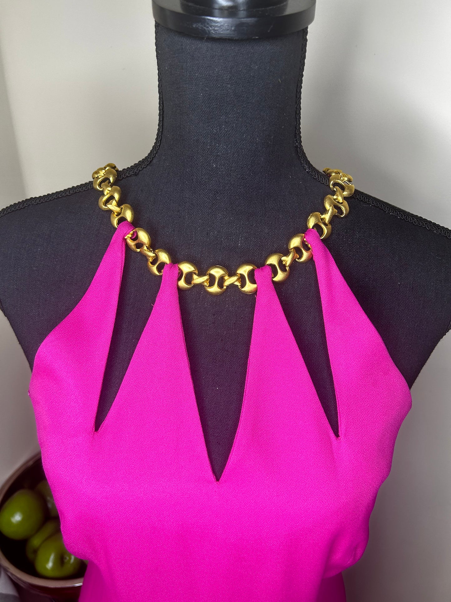Jessica Howard Pink Dress with Gold Accent