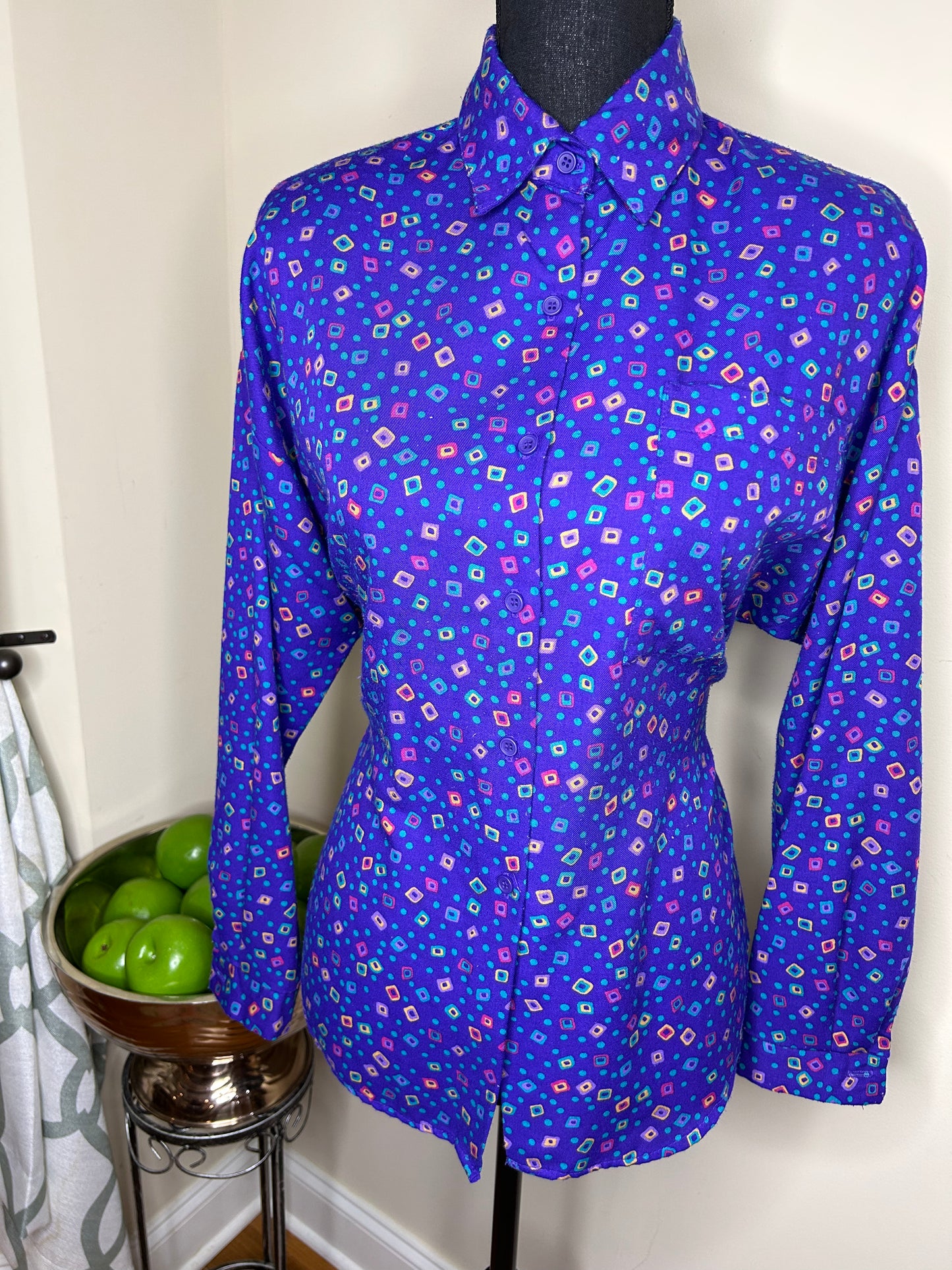 Southern Lady Abstract Print Shirt