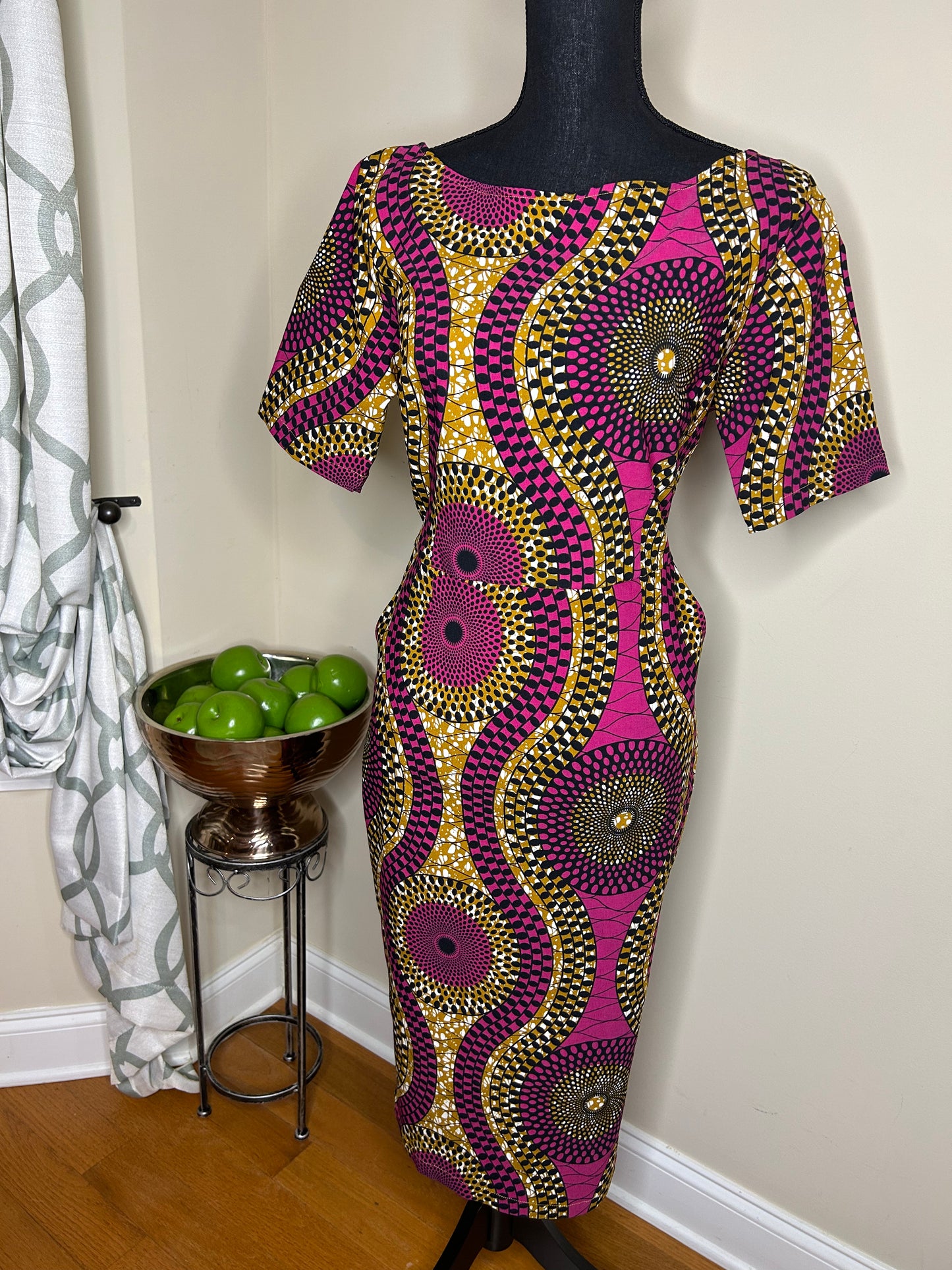 D’IYANU African Print Dress w/ Pockets (NWT)