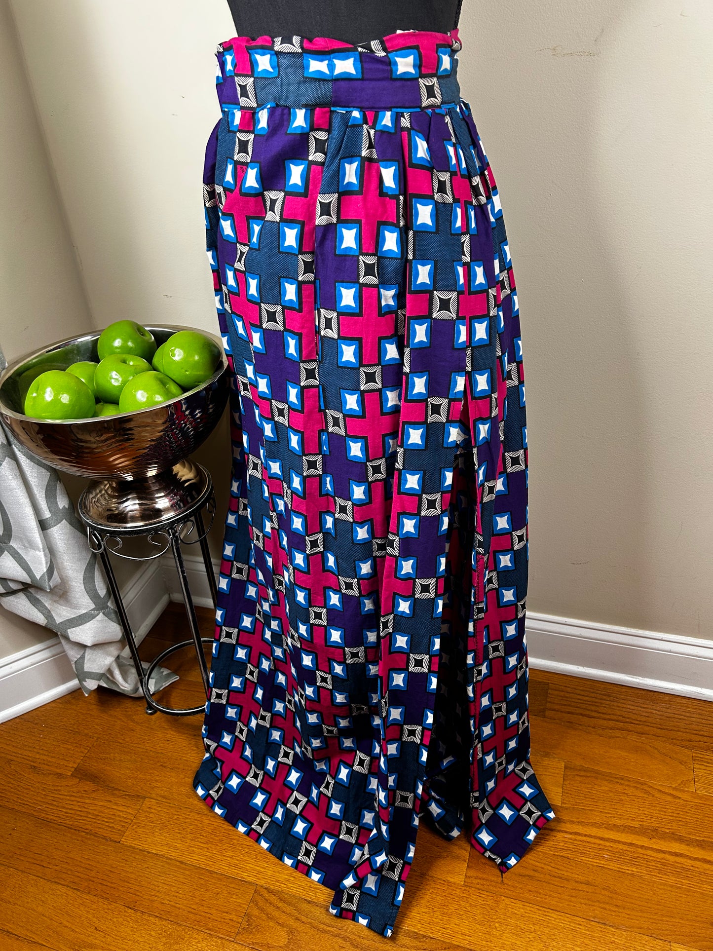 Abstract Print Skirt