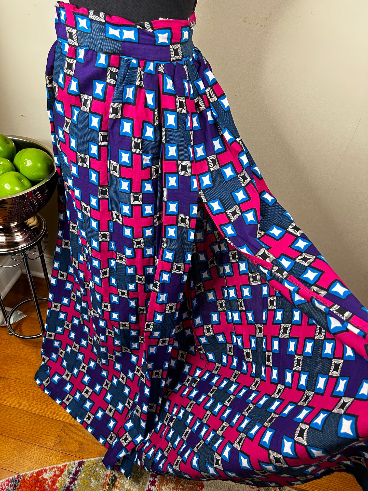 Abstract Print Skirt
