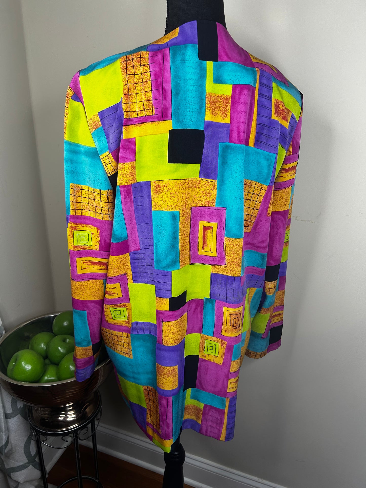 Vintage Caron Components Geometric Open Blazer