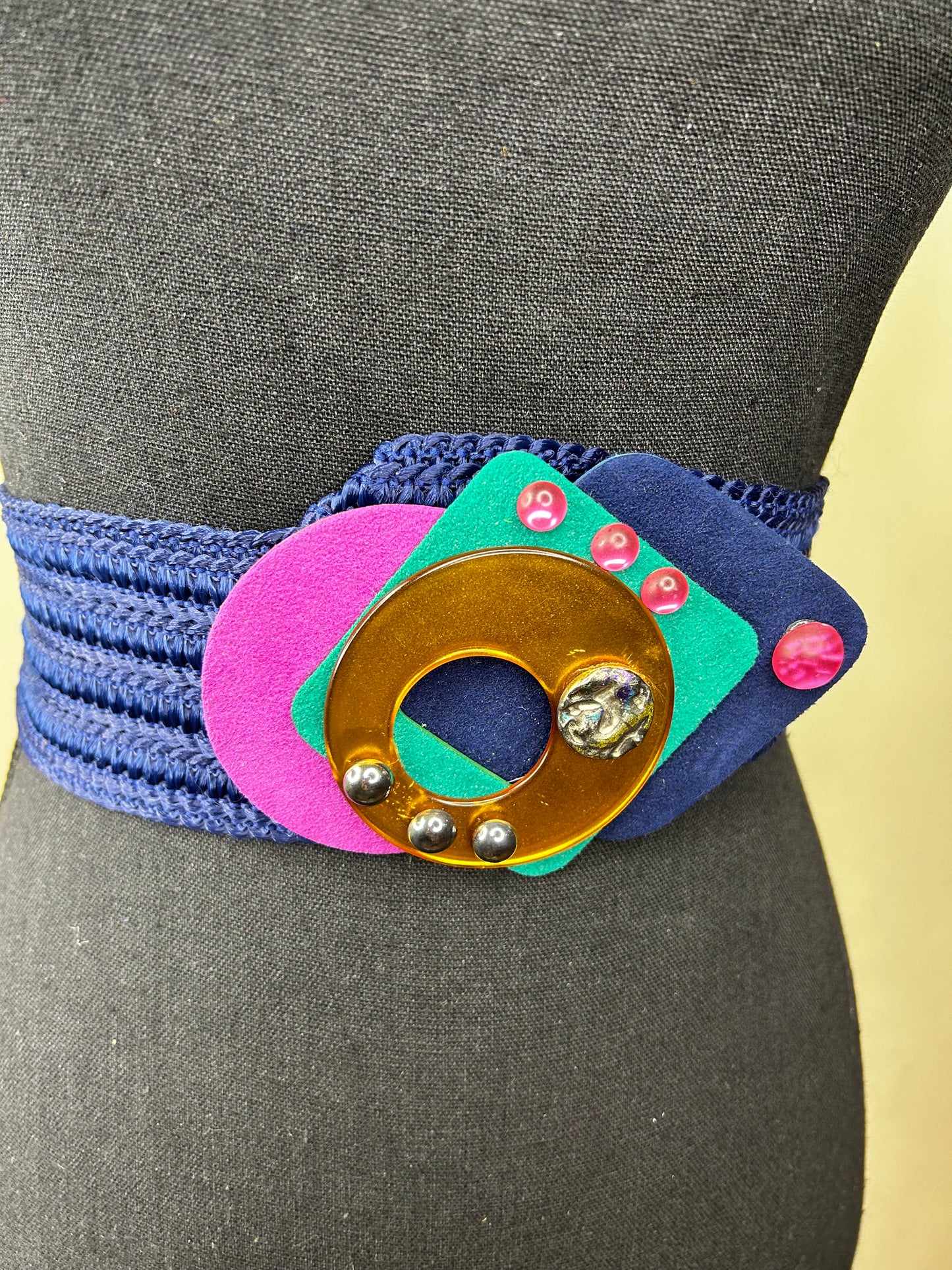 Abstract Design Buckle Belt