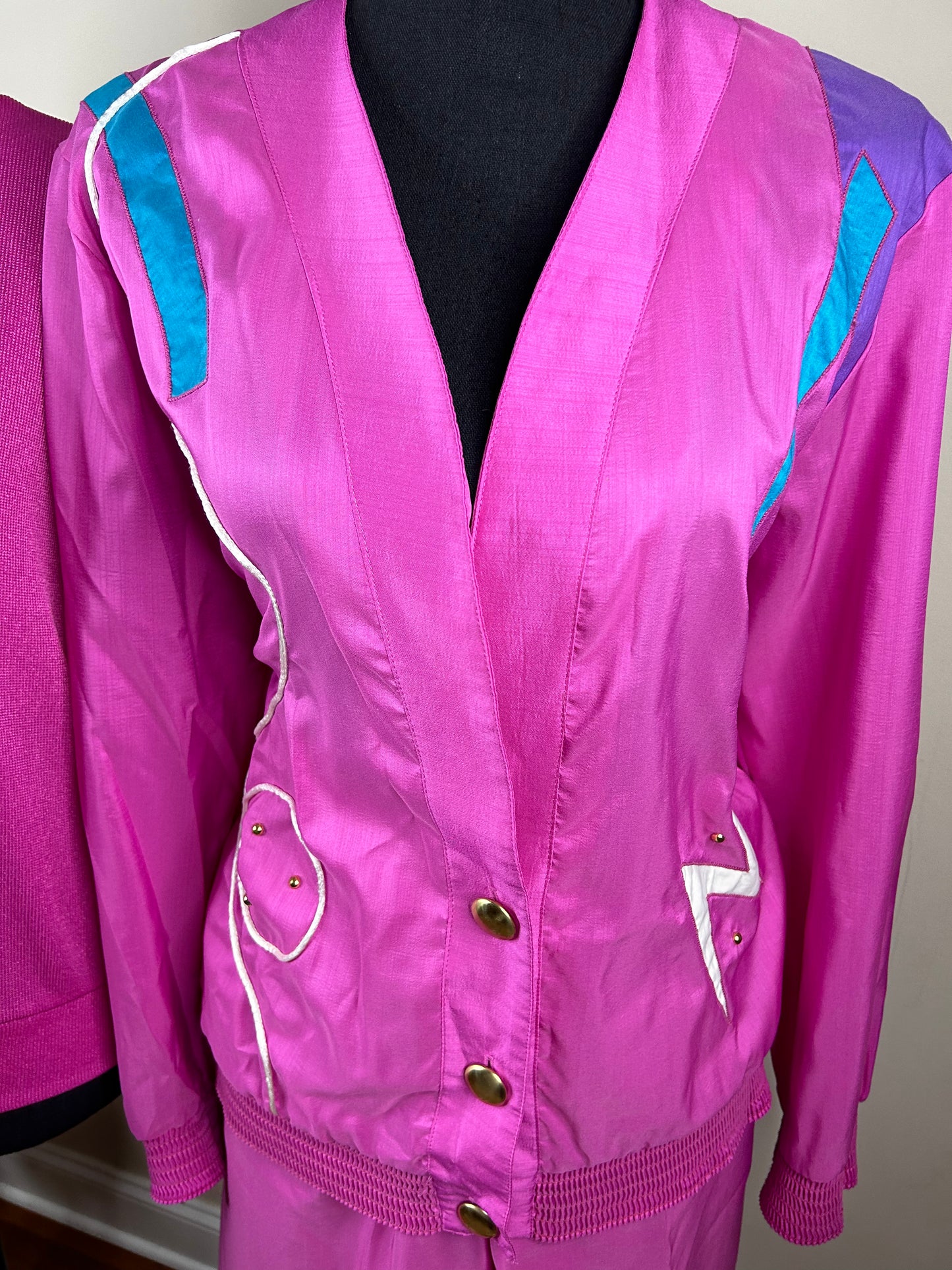 Matches 3-Piece Vintage Pink Pant Set