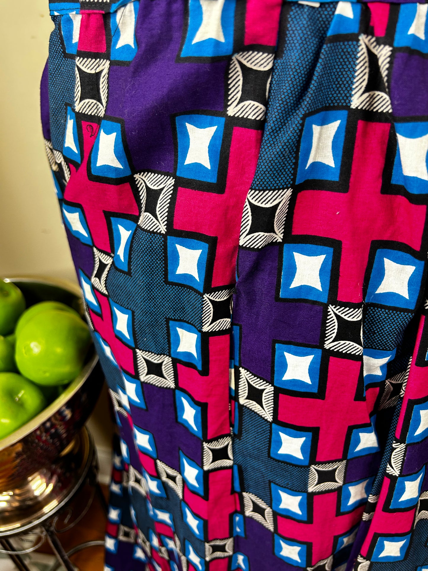 Abstract Print Skirt