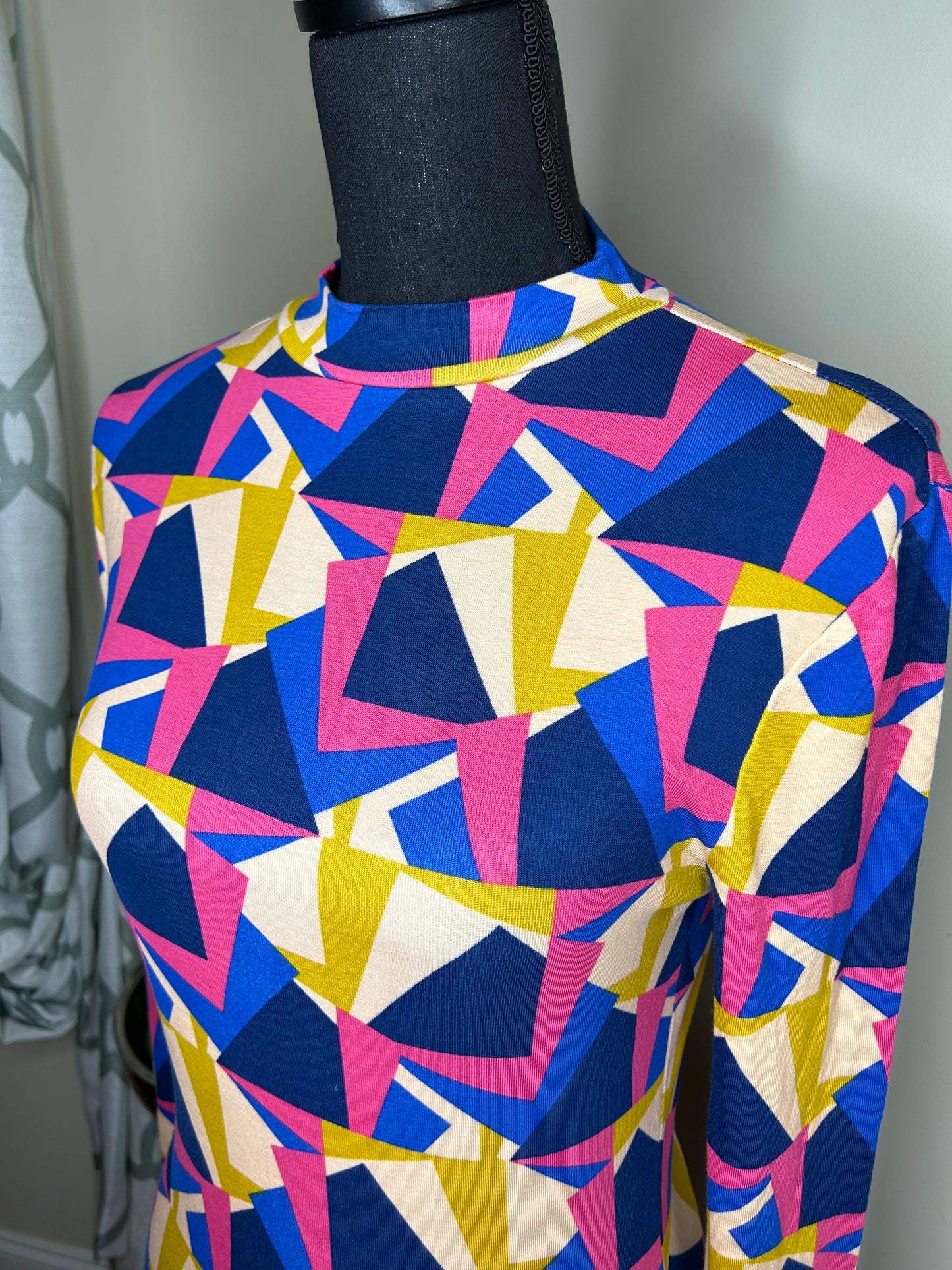 Tracee Ellis Ross "Groovy Geo" Print Dress NWT
