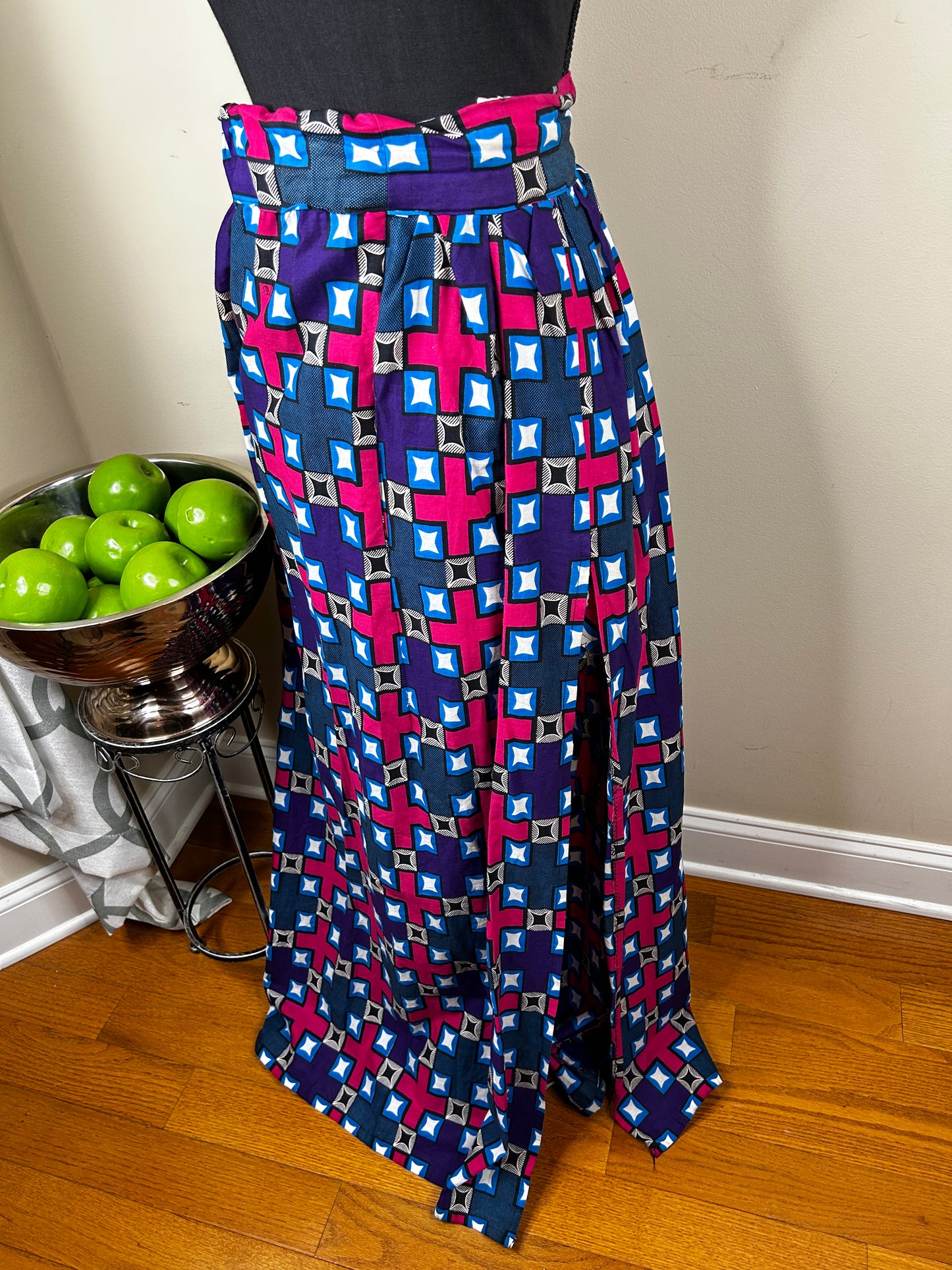 Abstract Print Skirt