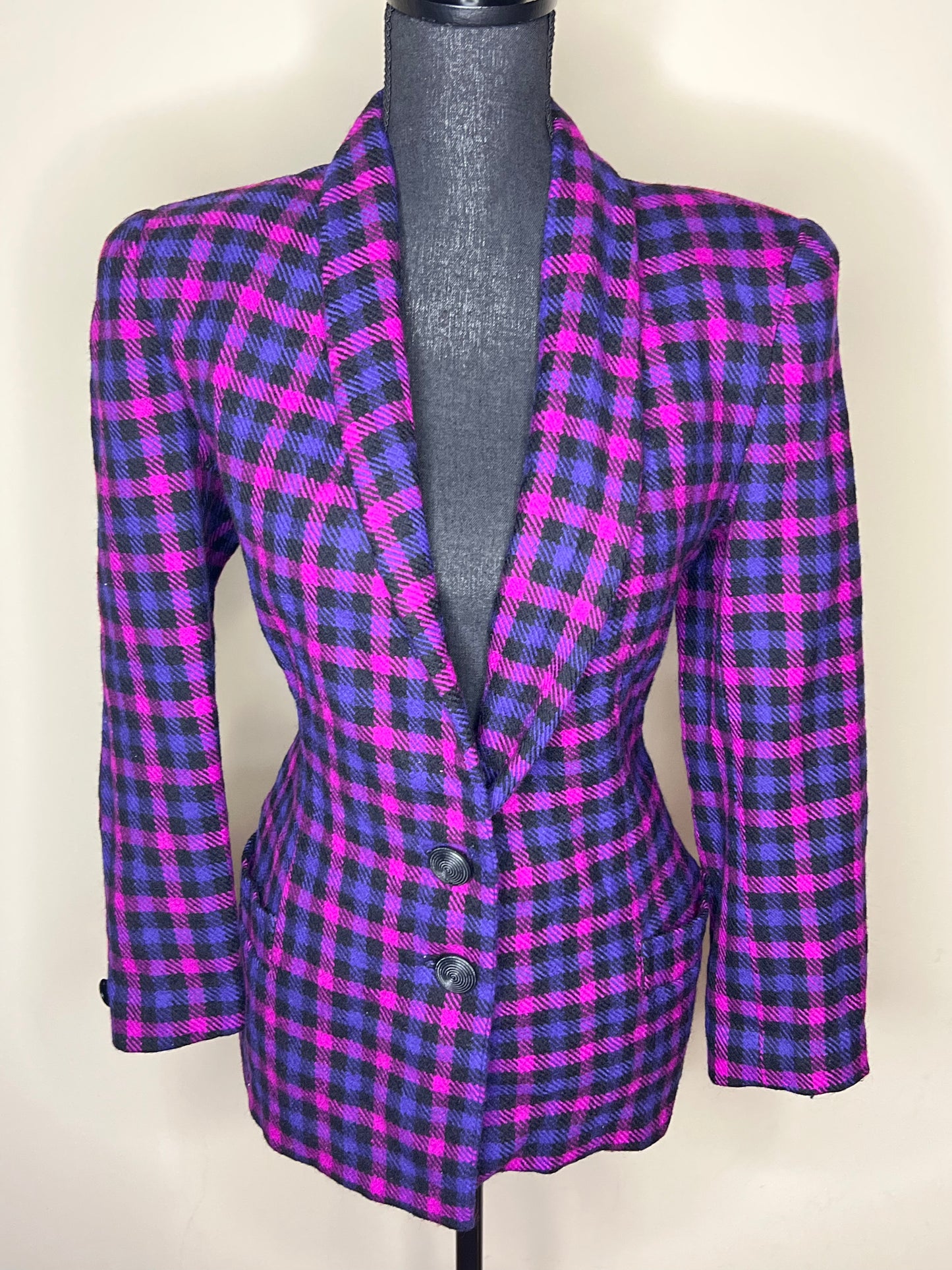 Multicolor Tweed Blazer