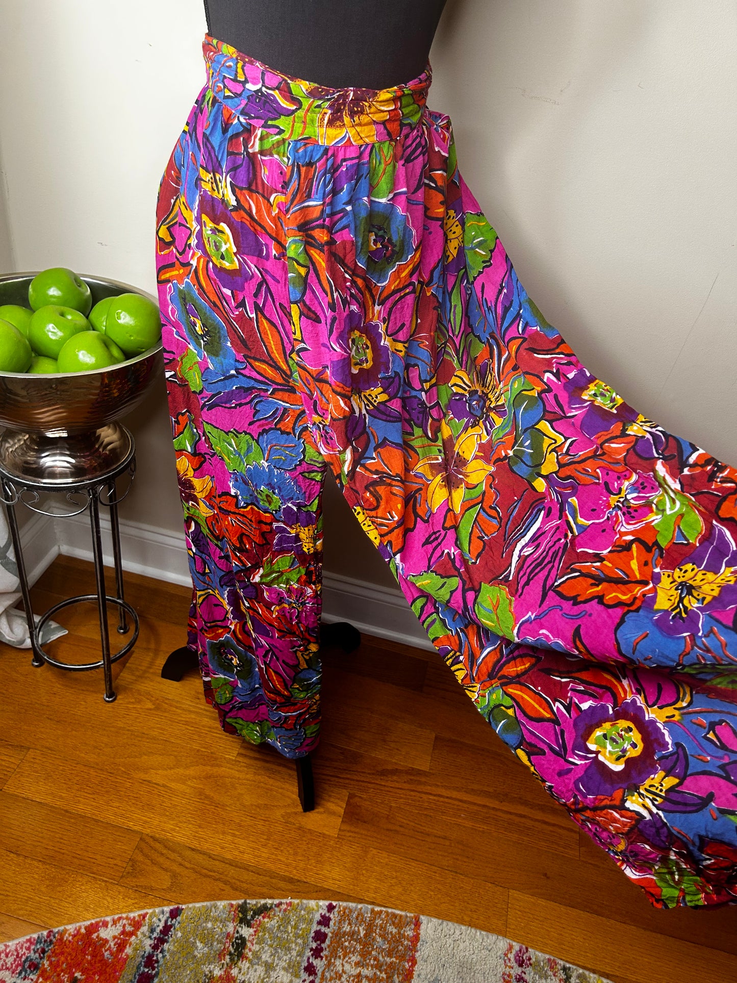 Colorful Floral Pants