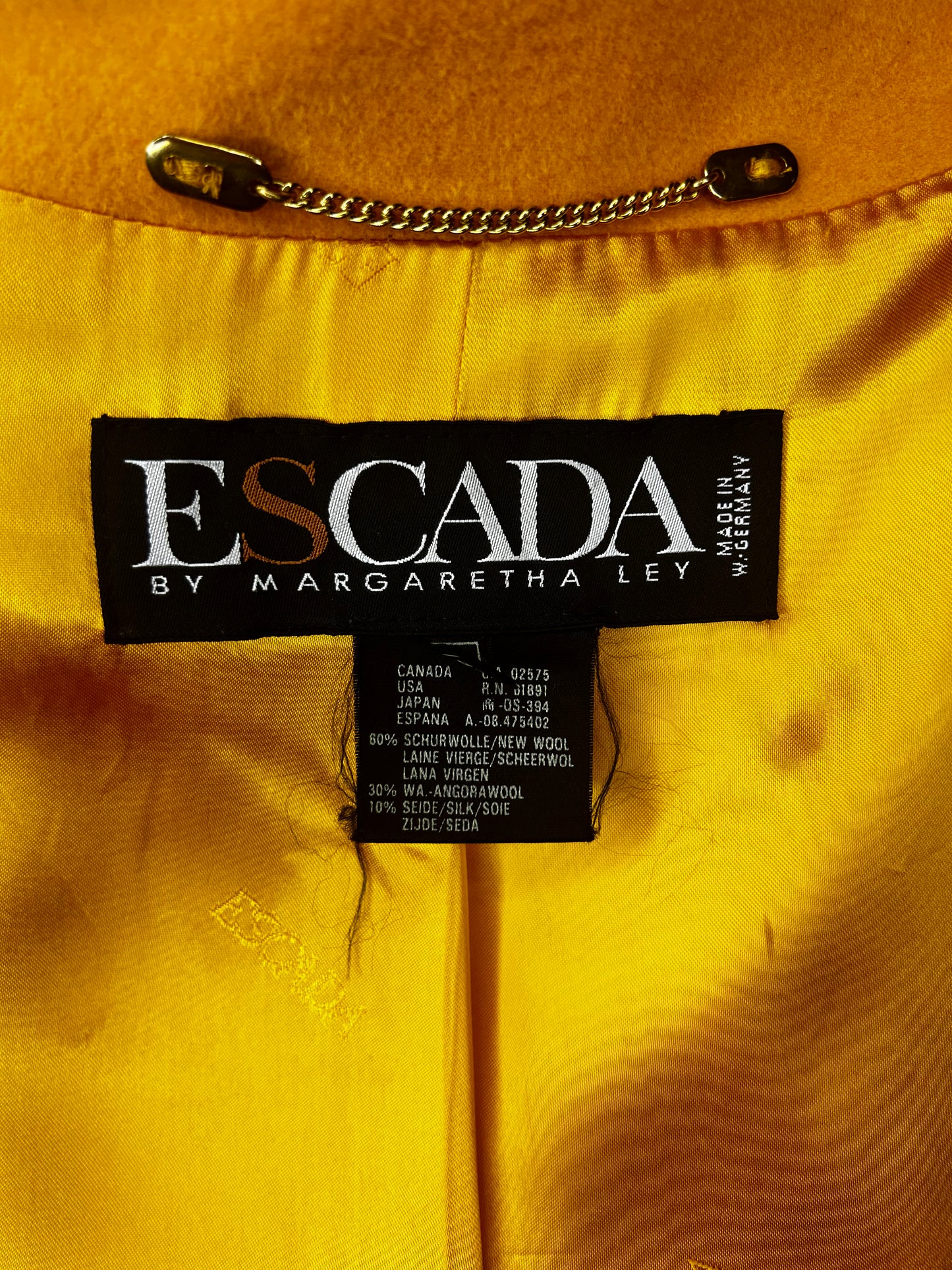 ESCADA 80's Vintage Wool Blazer
