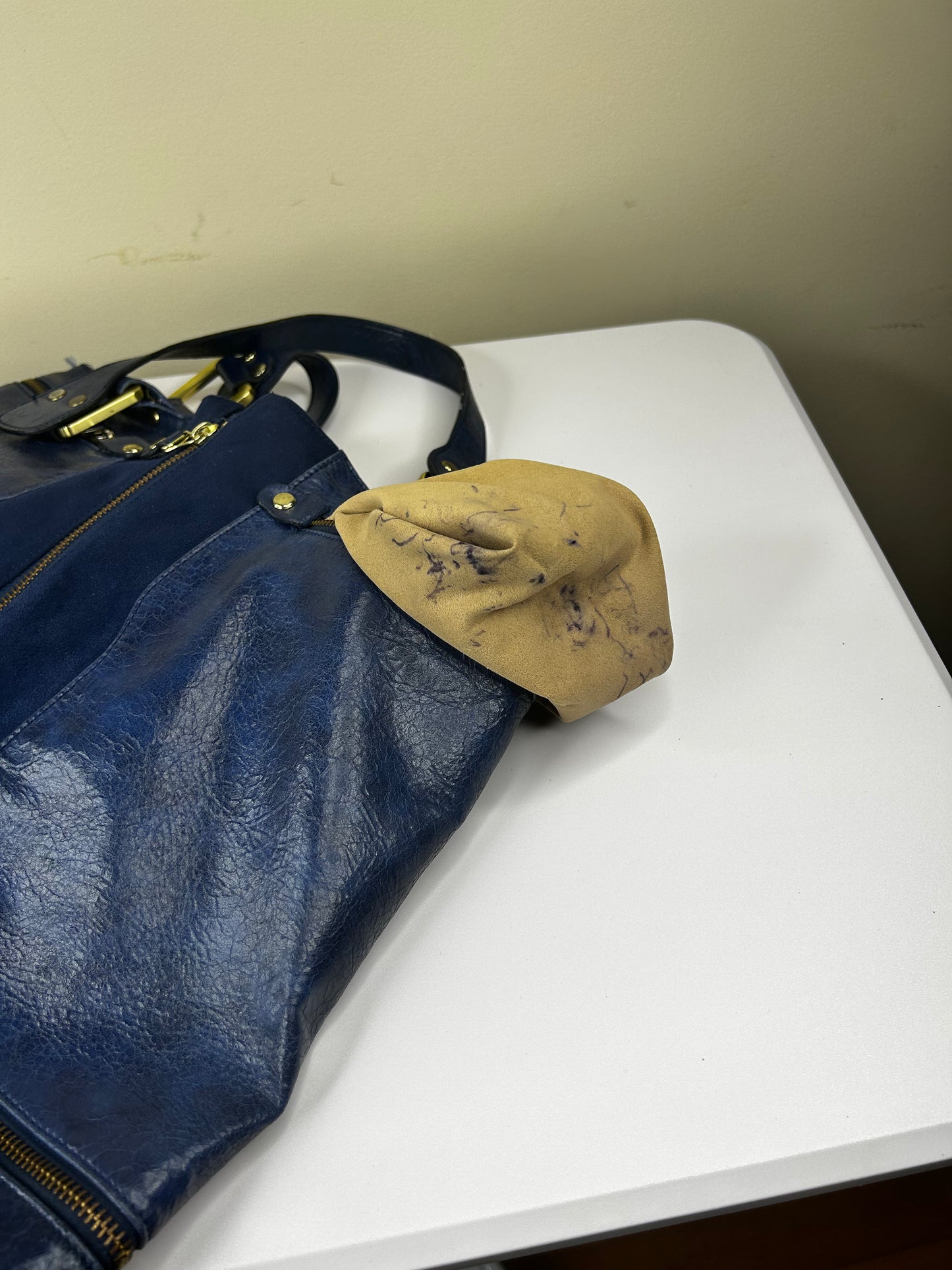 Jimmy Choo Navy Blue Purse