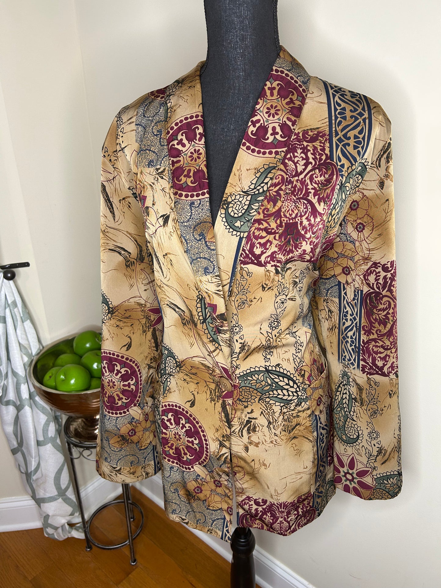 Kensington Square Mixed Print Blazer
