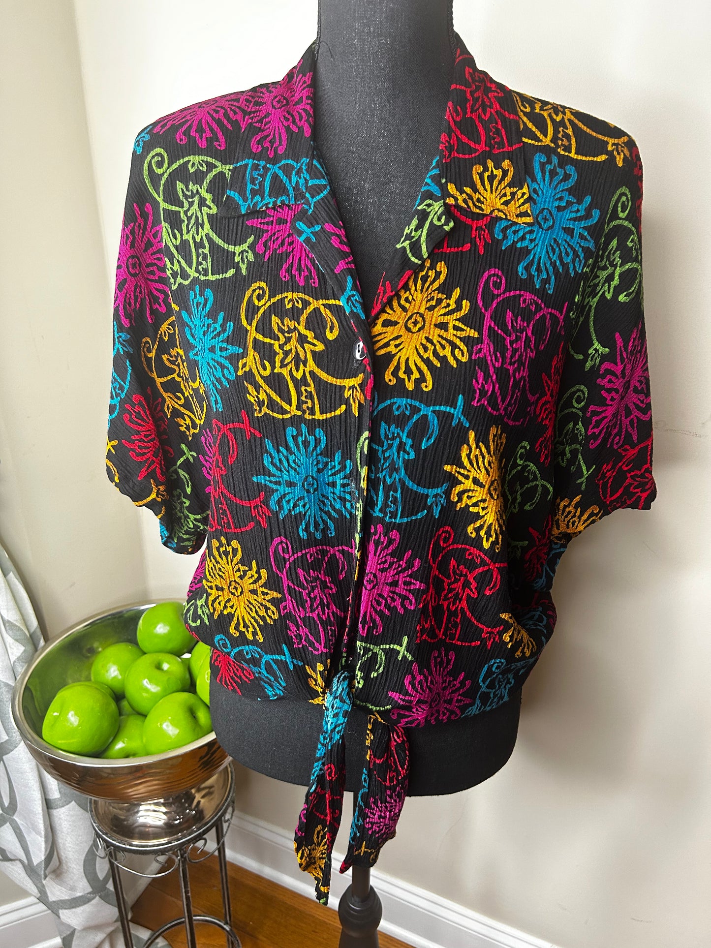 Sag Harbor Tie Front Shirt