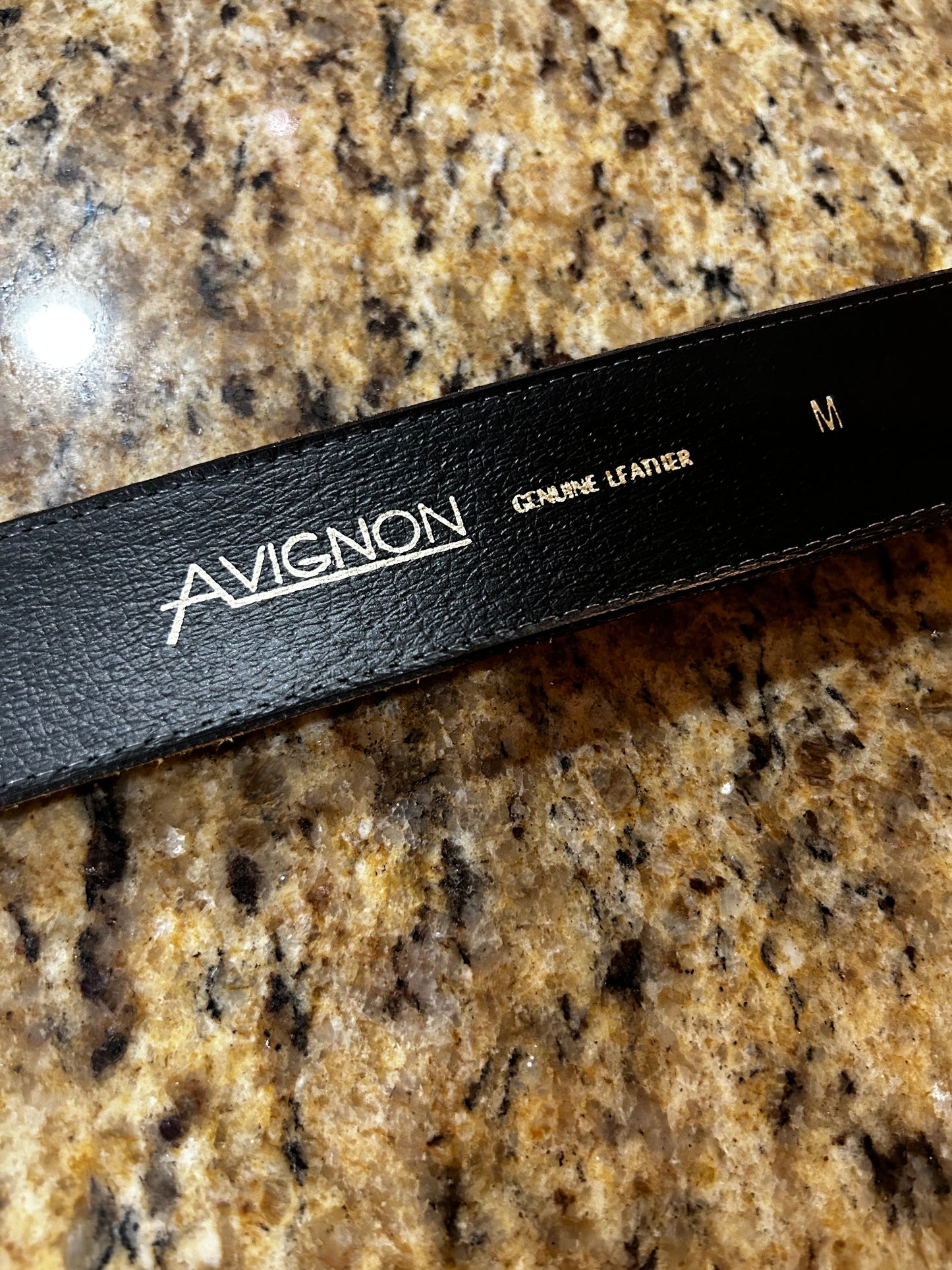 Avignon Elephant Family Genuine Leather Belt