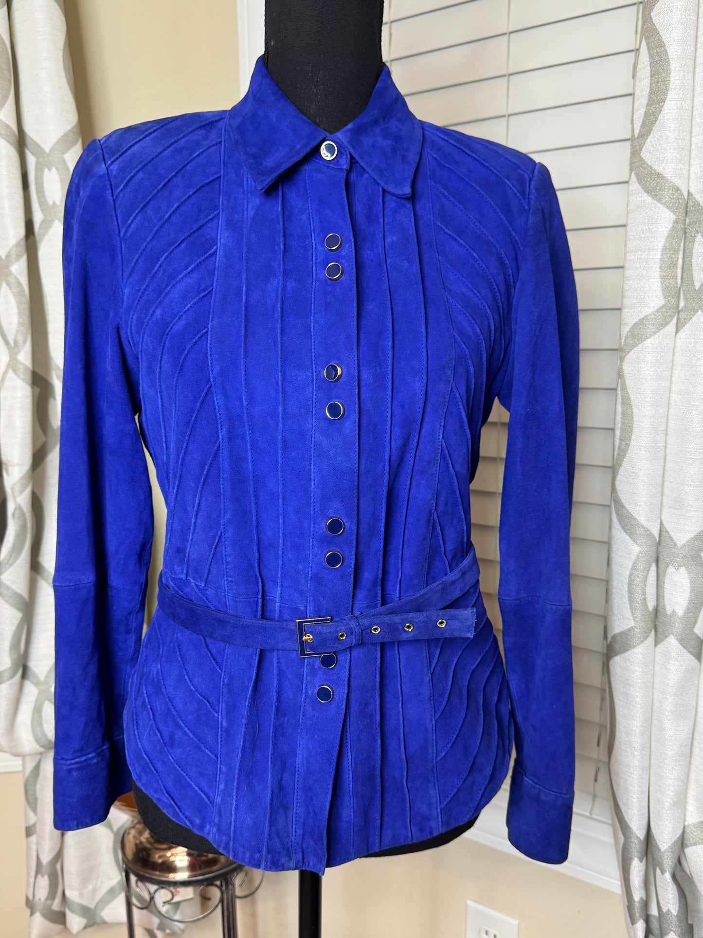 Worthington Genuine Leather Jacket with Belt