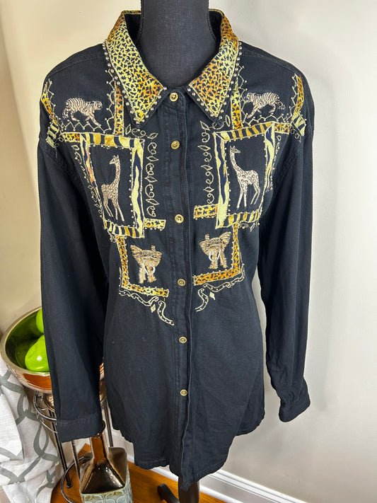 Vintage ClubZ Animal Theme Shirt