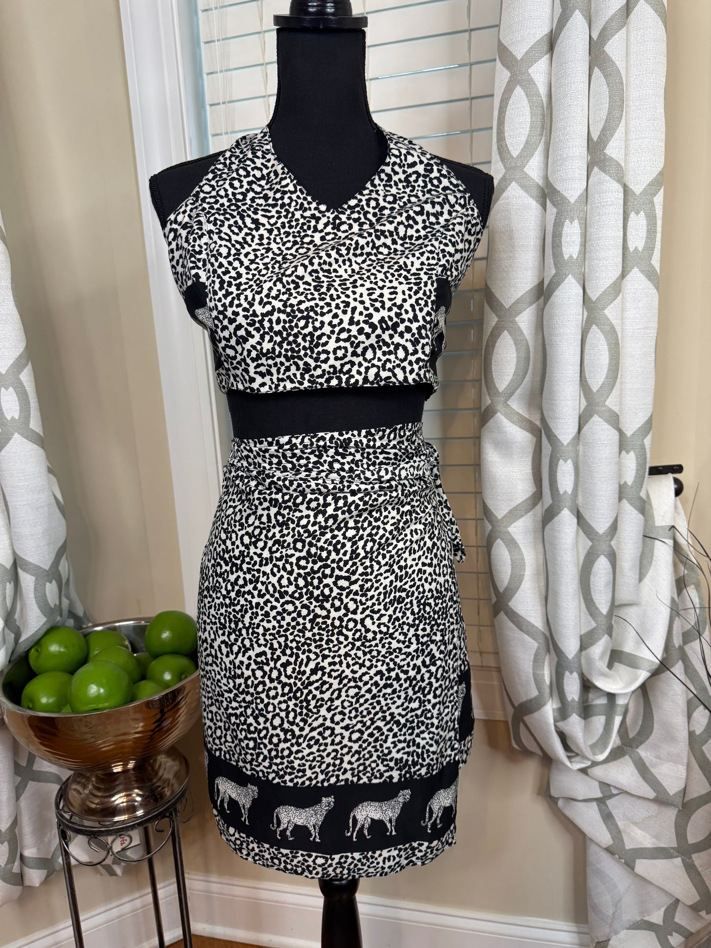 2-Piece Halter Swim Cover-up Set