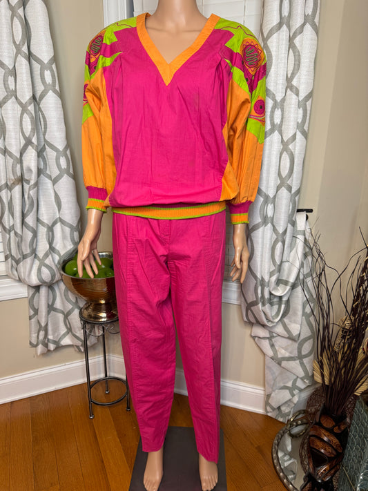 Vtg Marc D’ally 2-Piece Pants Set