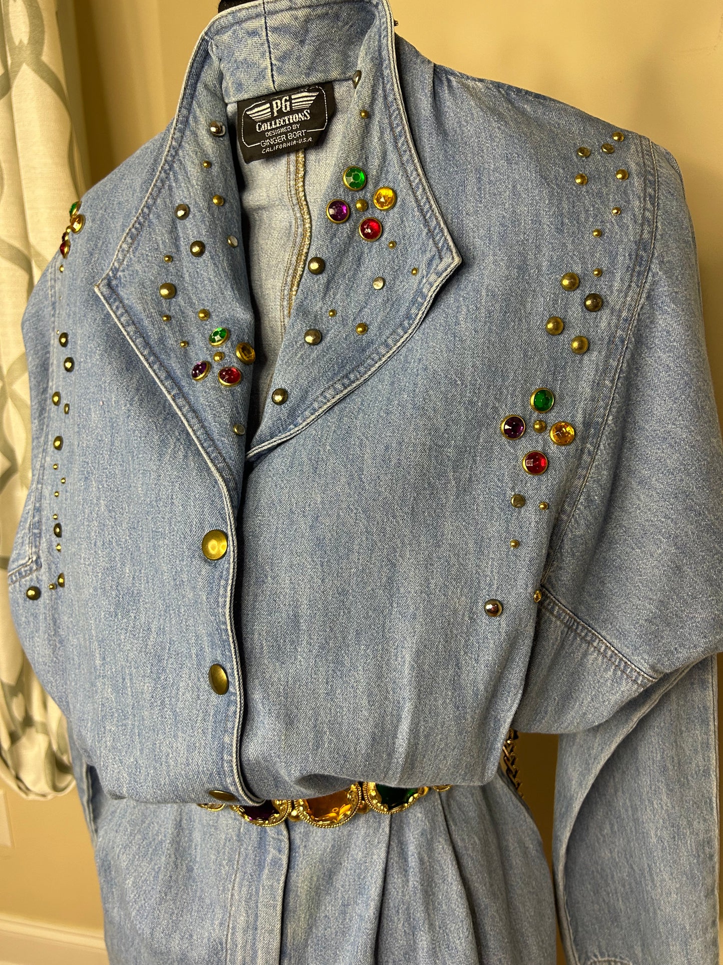 PG Collections Vintage Bejeweled Romper