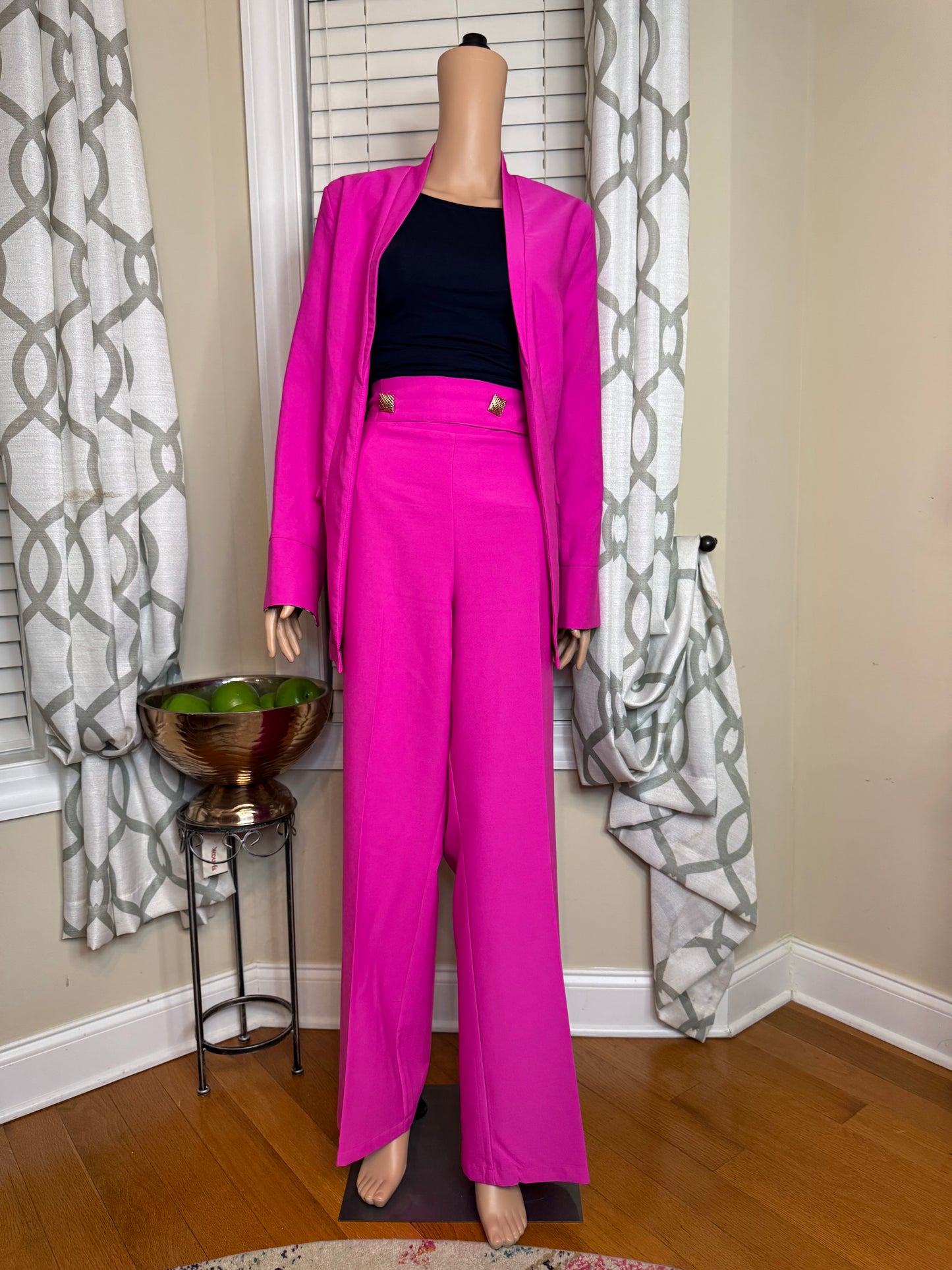 Like an Angel 2-Piece Open Blazer Pants Set