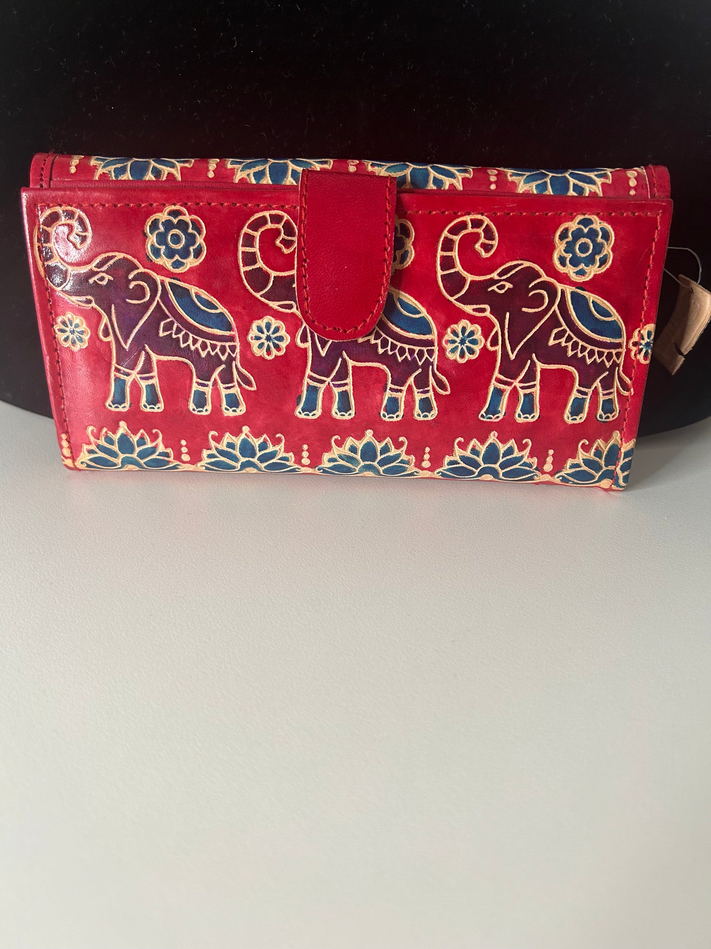 Genuine Leather Elephant Wallet (NWT)