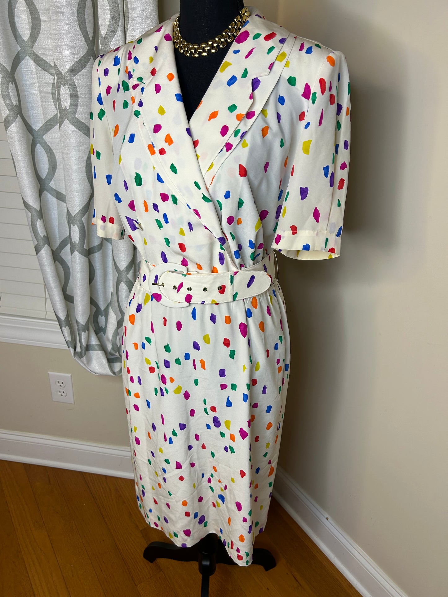 Louis Feraud "Gum Drops" Dress