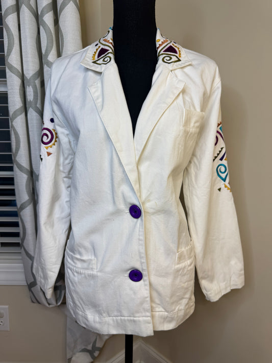 I.B. Diffusion Embroidered Blazer
